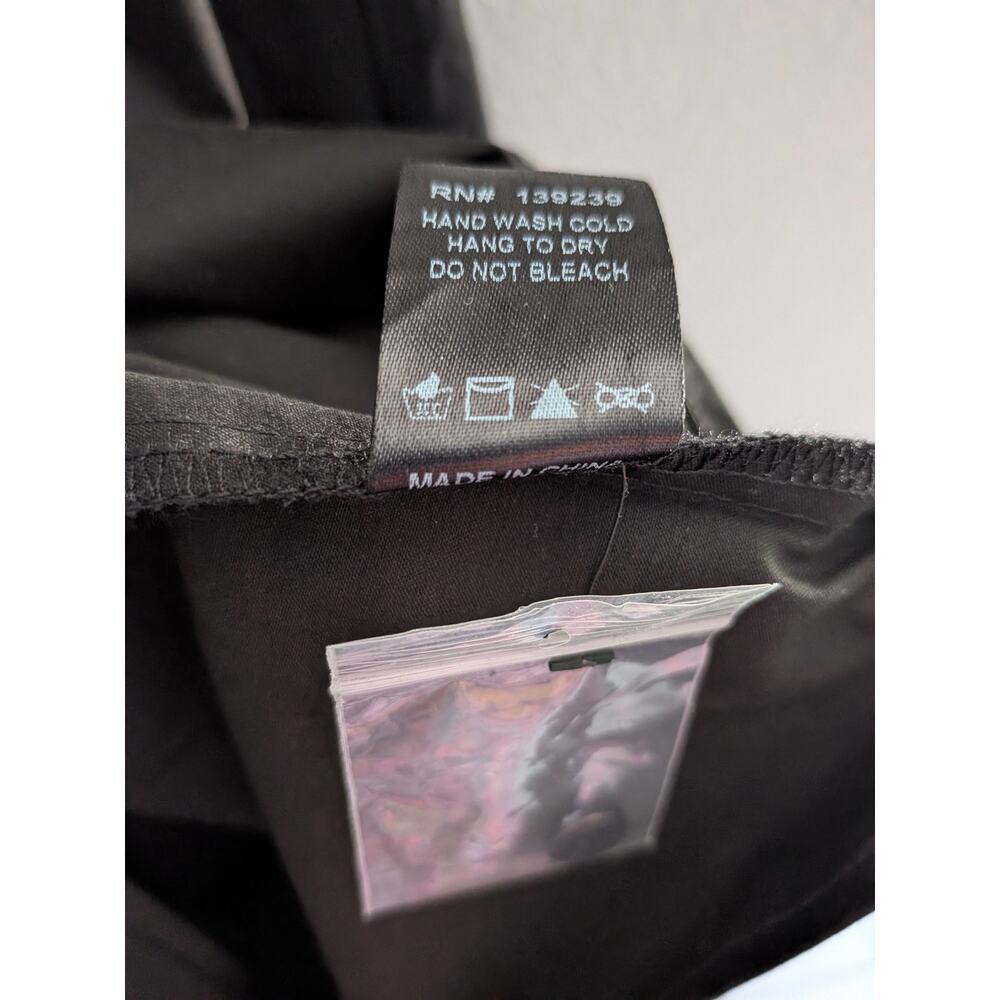 Tuckernuck Delaney Dress Size Medium M Black Cotton Maxi Shirt Dress Pockets Med - Picture 11 of 11